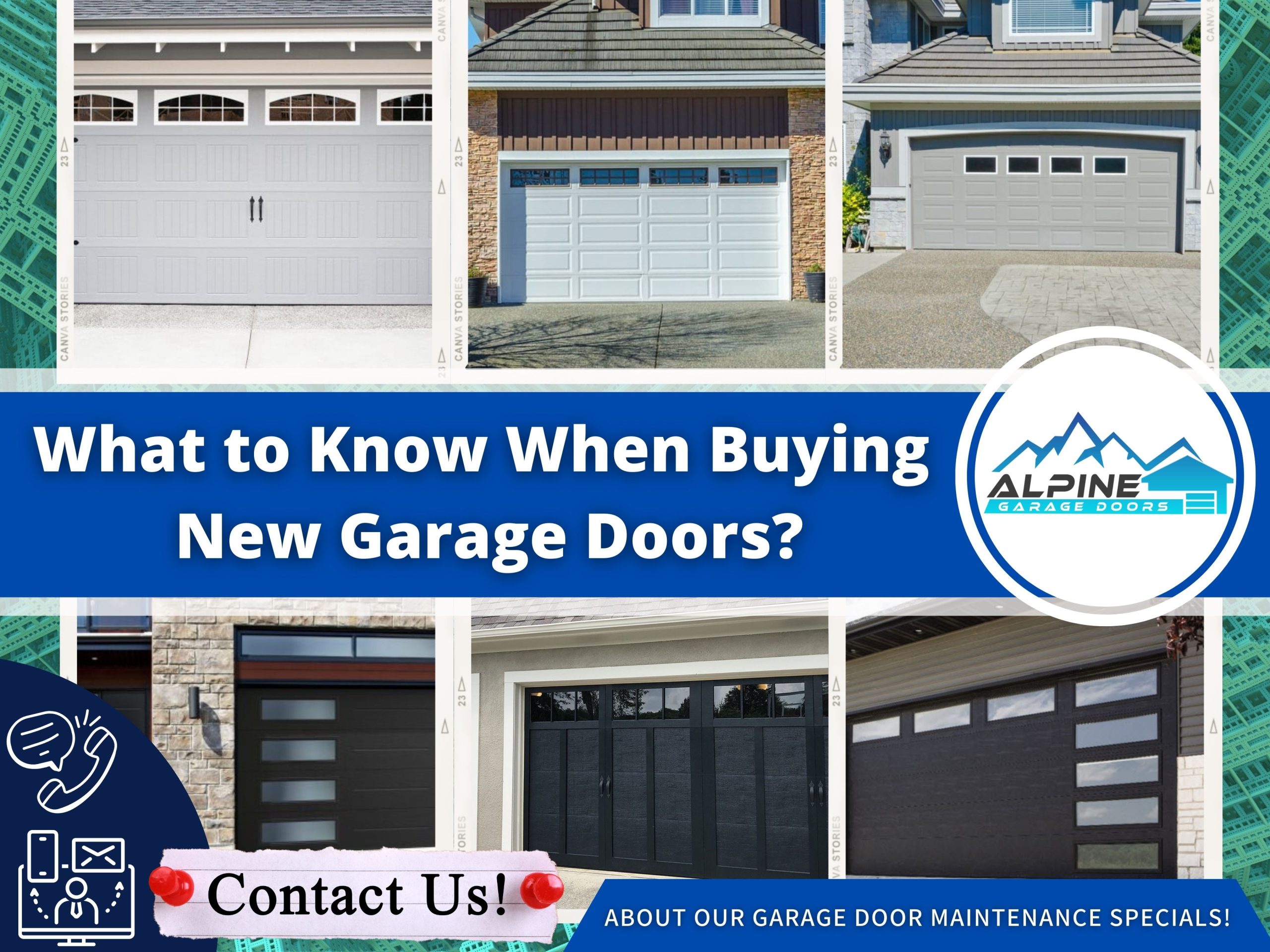 What to Know When Buying New Garage Doors