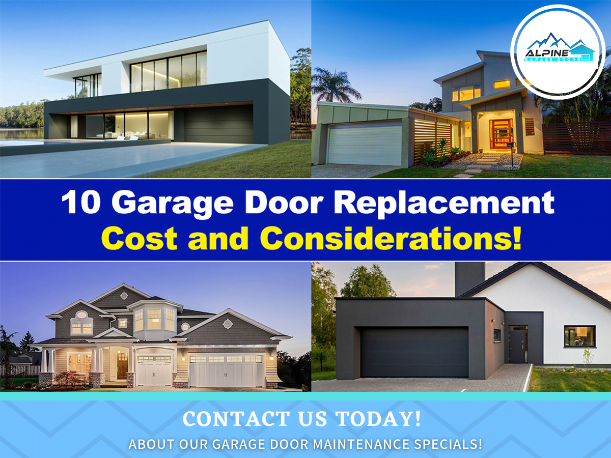 10 Garage Door Replacement Cost and Considerations 