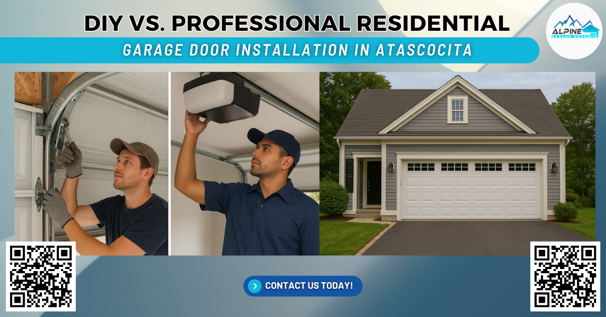 Alpine Garage Doors Texas (1) DIY vs. Professional Residential Garage Door Installation in Atascocita - Alpine Garage Doors Texas