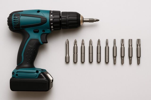 power drill - replacing garage door
