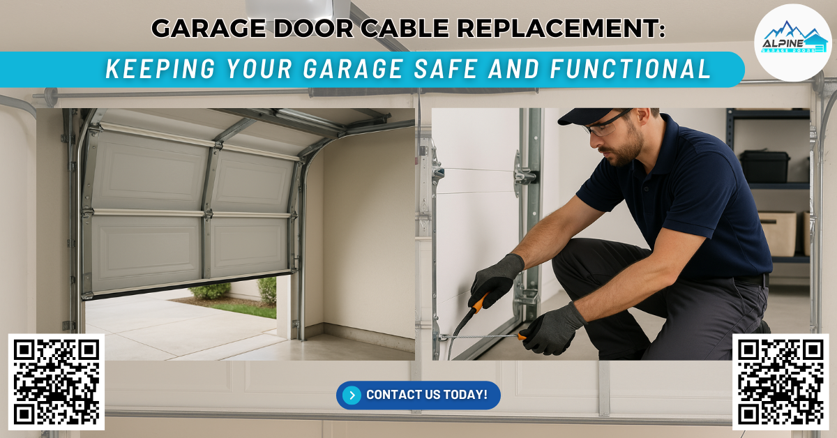 Alpine Garage Doors Texas Garage Door Cable Replacement: Keeping Your Garage Safe and Functional - Alpine Garage Doors Texas
