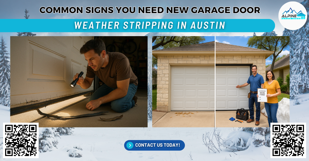Alpine Garage Doors Texas Common Signs You Need New Garage Door Weather Stripping in Austin - Alpine Garage Doors Texas