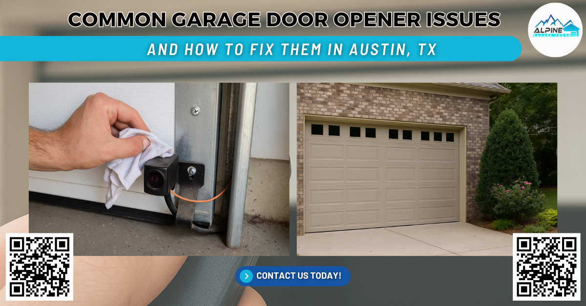 Common Garage Door Opener Issues and How to Fix Them in Austin, TX - Alpine Garage Doors Texas