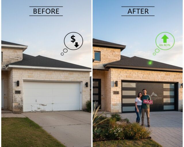 residential garage door installation in Austin, TX